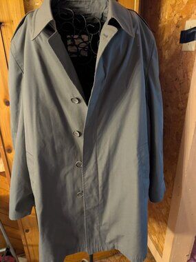 VINTAGE LONDON FOG MAINCOATS WEATHERWEAR OF DISTINCTION SIZE 44 REG MADE IN USA